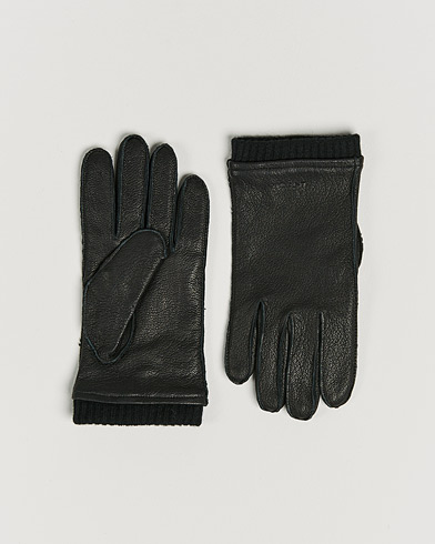 Herr |  | GANT | Leather Gloves Black