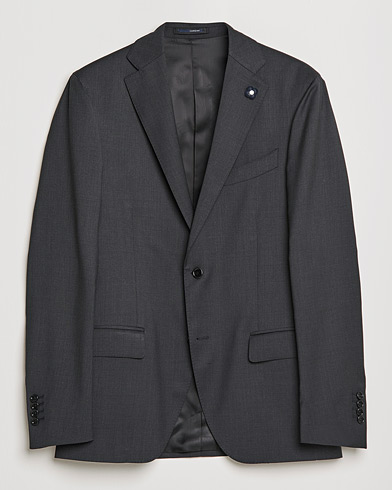 Herr | Kostymkavajer | Lardini | Two Button Wool Blazer  Grey