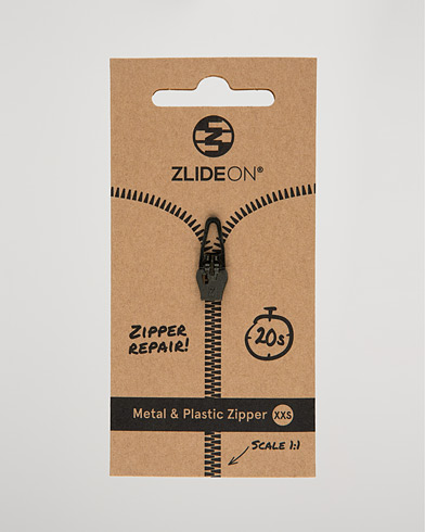 Herr | Klädvård | ZlideOn | Normal  Plastic & Metal Zipper Black XXS 