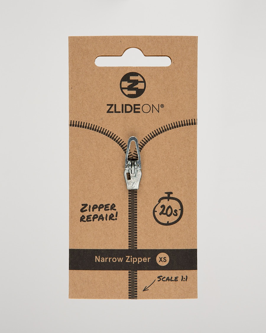 ZlideOn Narrow Zipper Silver XS – Silver