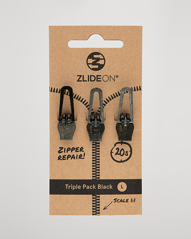 Herr |  | ZlideOn | 3-Pack Zippers Black L