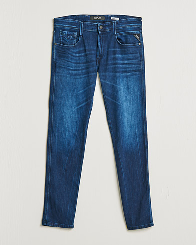 Herr | Slim fit | Replay | Anbass X-Lite Stretch Jeans Dark Blue