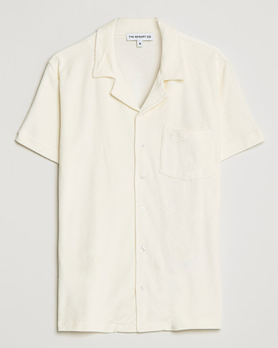 Herr | Kortärmade skjortor | The Resort Co | Short Sleeve Terry Resort Shirt White