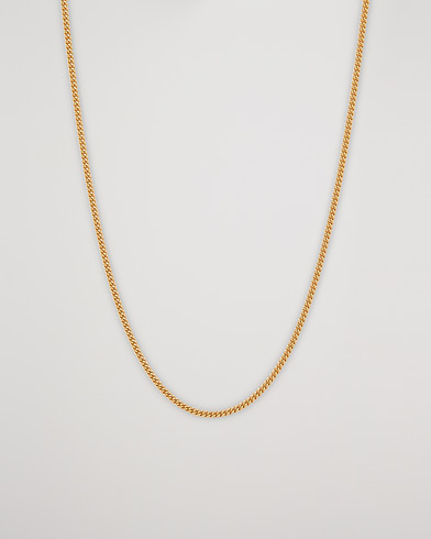 Herr | Smycken | Tom Wood | Curb Chain Slim Necklace Gold