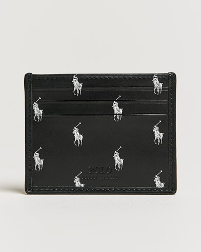 Herr | Korthållare | Polo Ralph Lauren | Logo Leather Card Holder Black