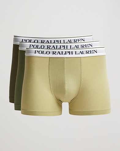 Herr | Underkläder | Polo Ralph Lauren | 3-Pack Trunk Light Olive/Olive/Green