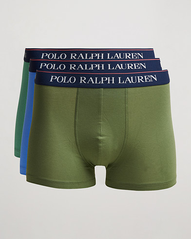Herr | Underkläder | Polo Ralph Lauren | 3-Pack Trunk Cargo Green/Blue/Green