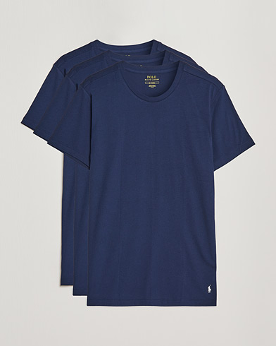 Herr | Alla produkter | Polo Ralph Lauren | 3-Pack Crew Neck T-Shirt Navy