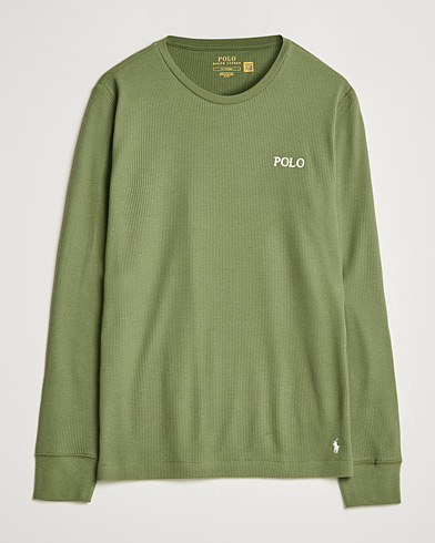 Herr |  | Polo Ralph Lauren | Waffle Long Sleeve Crew Neck Army Olive