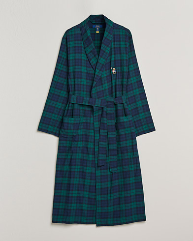 Herr | Pyjamas & Morgonrockar | Polo Ralph Lauren | Flannel Checked Robe Blackwatch