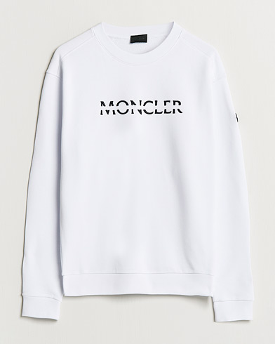 Herr | Moncler | Moncler | Lettering Sweatshirt White