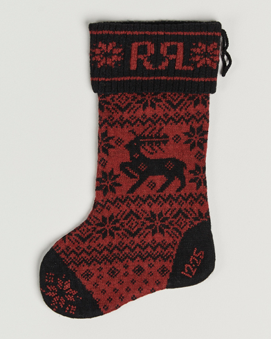Herr | RRL | RRL | Holiday Stocking Red/Black