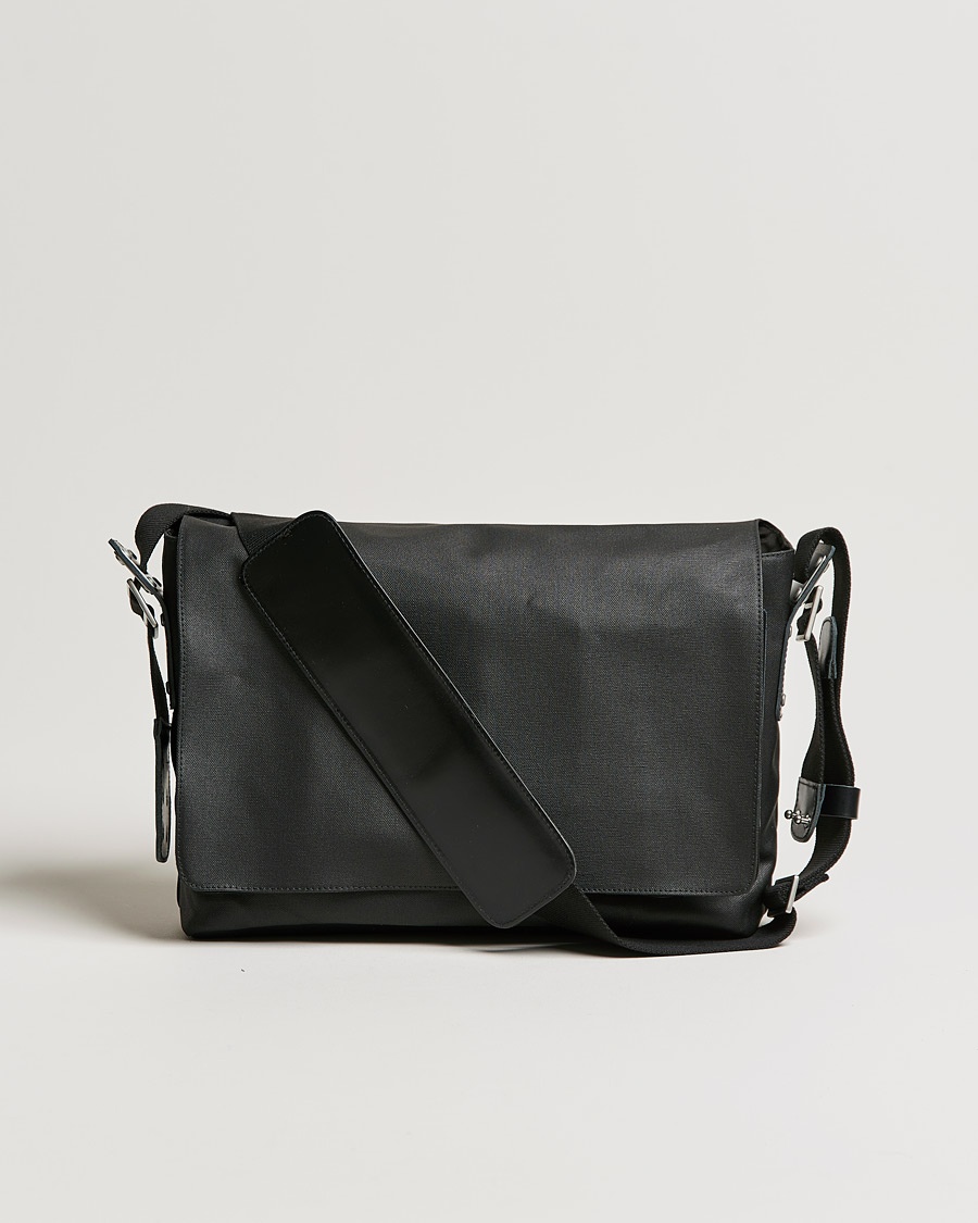 Herr | Brooks England | Brooks England | Barbican Cotton Canvas 13L Shoulder Bag Black