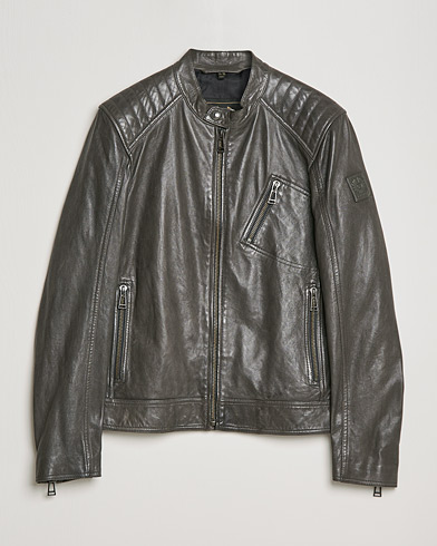 Herr | Vårjackor | Belstaff | V Racer 2.0 Leather Jacket Dark Grey
