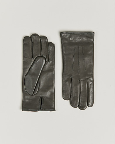 Herr |  | Emporio Armani | Leather Gloves Grey