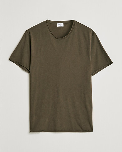 Herr | T-Shirts | Filippa K | Roll Neck Tee Dark Forest Green