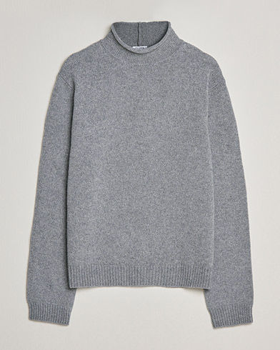 Herr |  | Filippa K | Milo Wool Cashmere Sweater Mid Grey Melange
