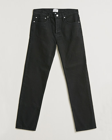 Herr | Svarta jeans | FRAME | Stacked Straight Jeans Film Noir