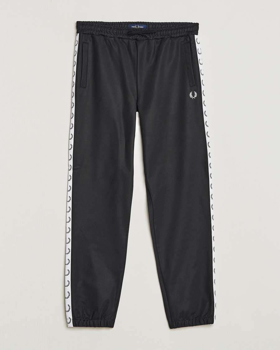 Herr | Fred Perry | Fred Perry | Taped Track Pants Black