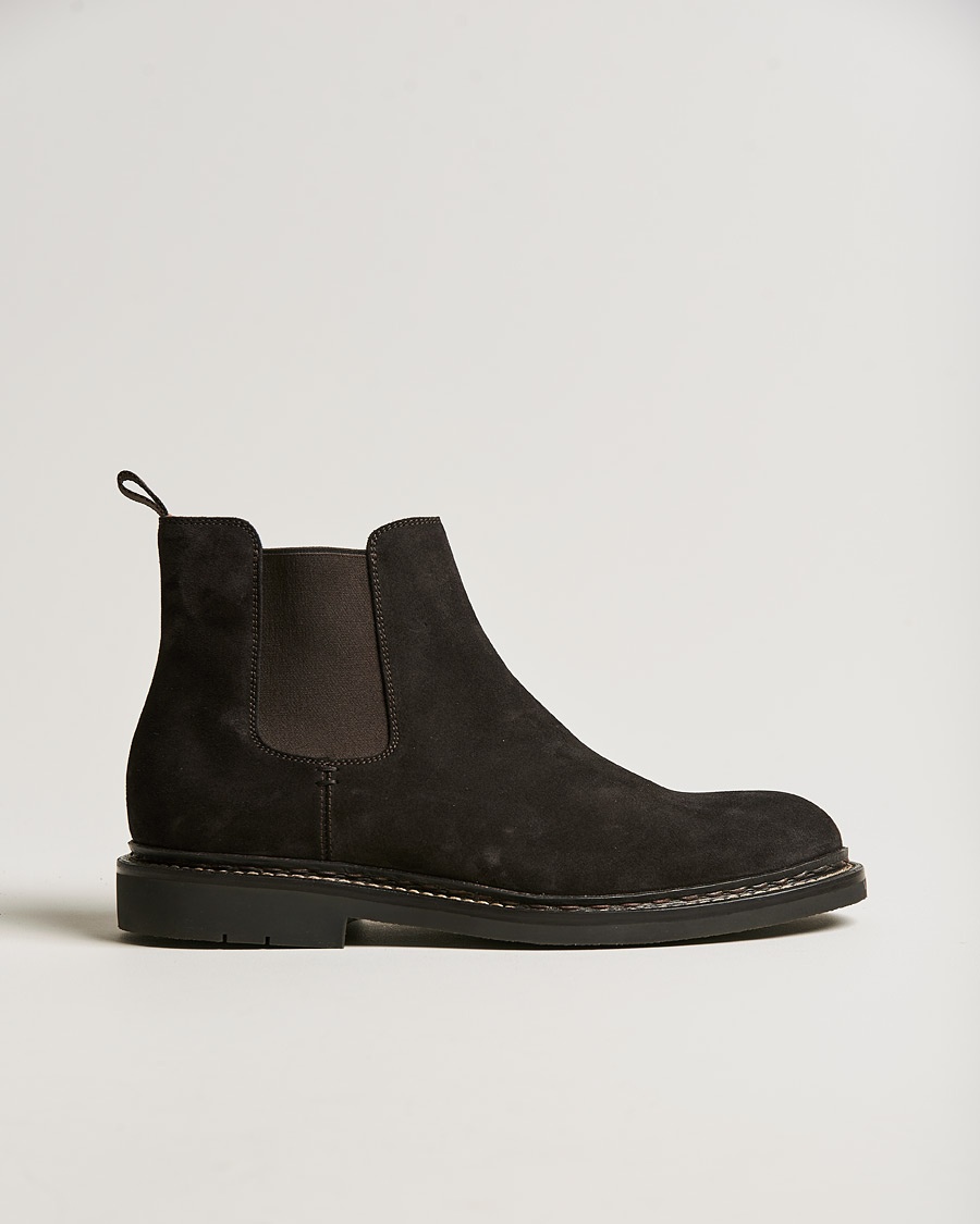 Herr | | Heschung | Tremble Hydrovelours Sude Boot Brown