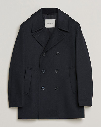 Herr | Dressade jackor | Mackintosh | Dalton Wool/Cashmere Peacoat Black