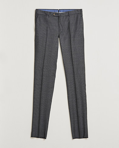 Herr | Byxor | PT01 | Slim Fit Glencheck Wool Trousers Medium Grey