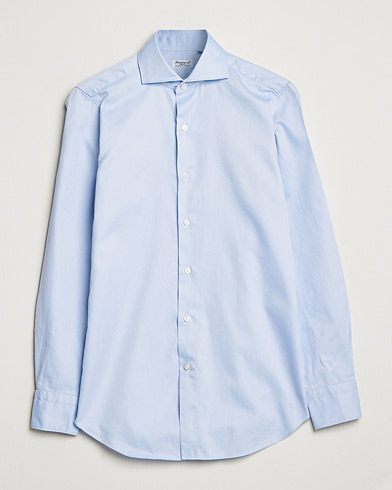Herr | Casualskjortor | Finamore Napoli | Milano Slim Washed Dress Shirt Light Blue