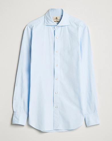 Herr |  | Finamore Napoli | Tokyo Slim Original Chambray Shirt Light Blue
