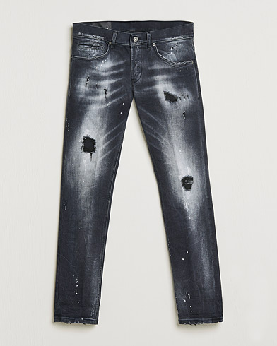 Herr | Slim fit | Dondup | George Destroyed Jeans Grey/Black