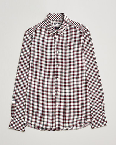 Herr | Casual | Barbour Lifestyle | Finkle Gingham Flannel Shirt Port Red