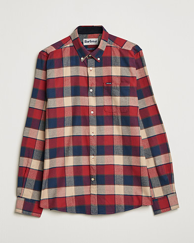 Herr |  | Barbour Lifestyle | Country Check Flannel Shirt Rich Red