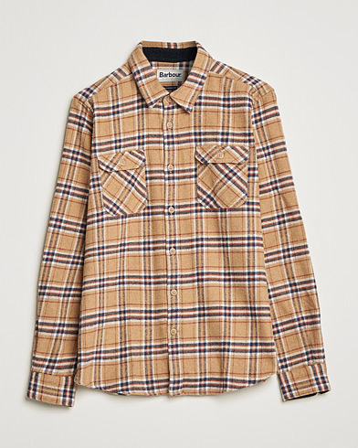 Herr | Overshirts | Barbour Lifestyle | Winter Worker Checked Overshirt Sandstone