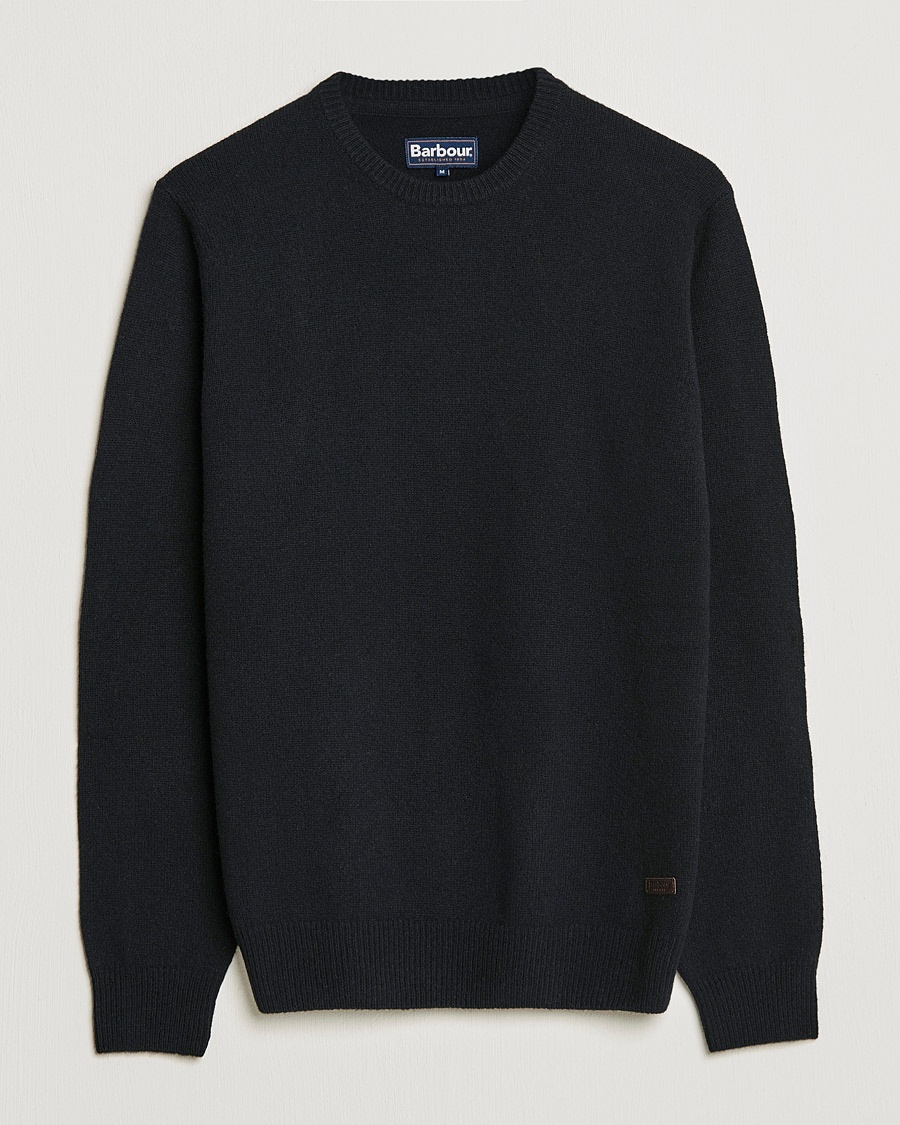 Herr | | Barbour Lifestyle | Patch Crew Black