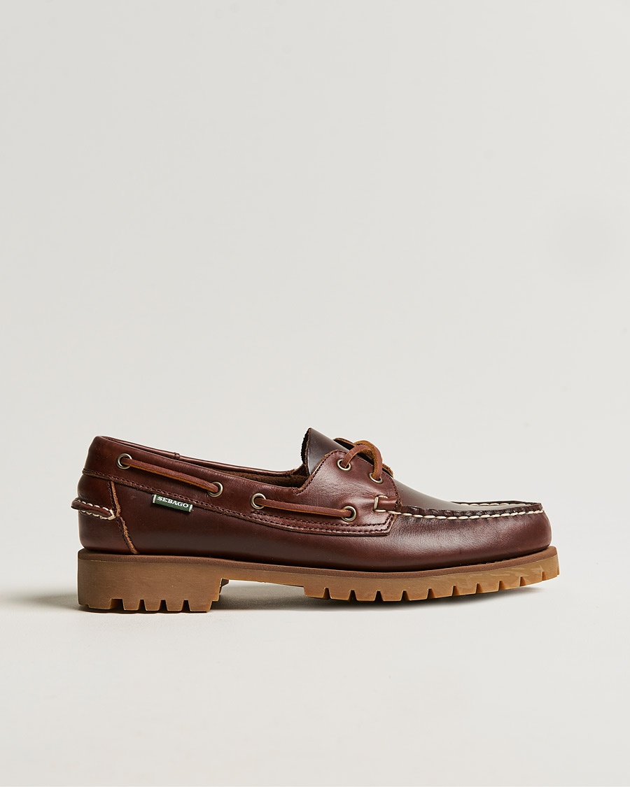 Sebago Ranger Waxy Leather Loafer Brown Gum – Brun