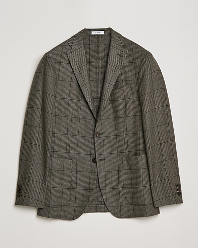 Herr | Italian Department | Boglioli | K Jacket Wool Check Blazer Brown