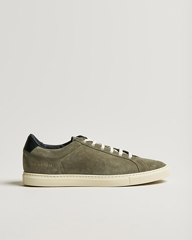 Herr | Common Projects | Common Projects | Retro Low Suede Sneaker Olive