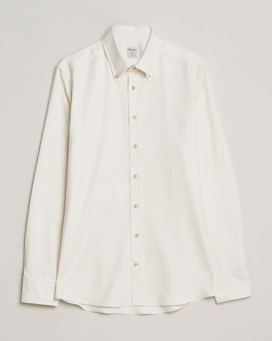 Herr | Flanellskjortor | Stenströms | Slimline Flannel Shirt White