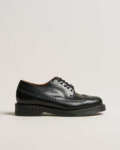 Herr | Handgjorda skor | Solovair | American Brogue Shoe Black Shine