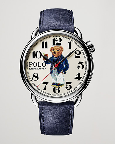 Herr | Fine watches | Polo Ralph Lauren | 42mm Automatic Riviera Bear White Dial 