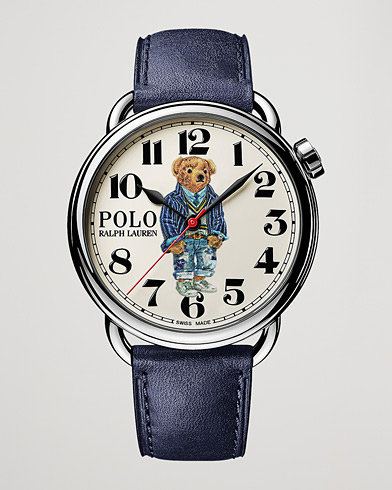 Herr | Fine watches | Polo Ralph Lauren | 42mm Automatic Cricket Bear White Dial 