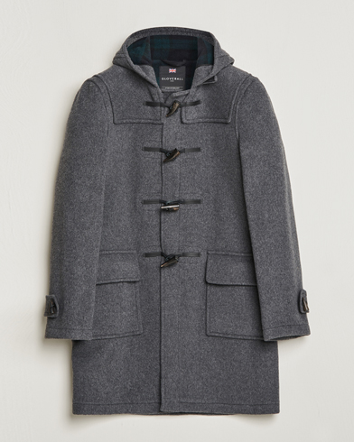 Herr | Dressade jackor | Gloverall | Morris Duffle Coat Grey/Blackwatch