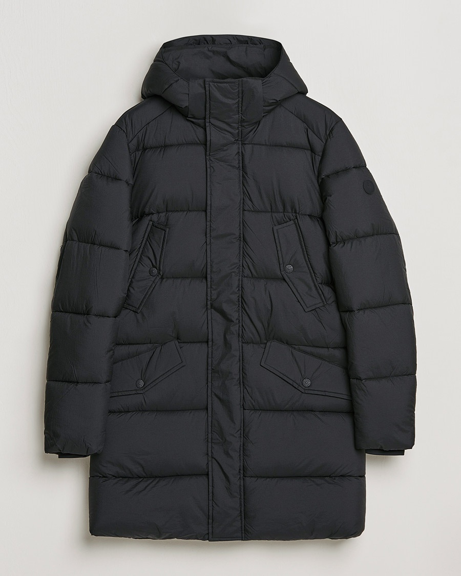  Jeremy Crinkle Nylon Parka Black