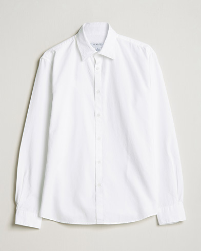 Herr |  | Sunspel | Casual Oxford Shirt White