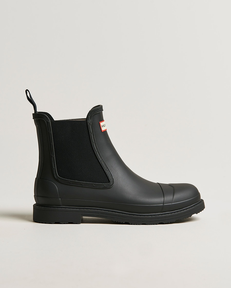 Hunter Boots Commando Chelsea Boot Black