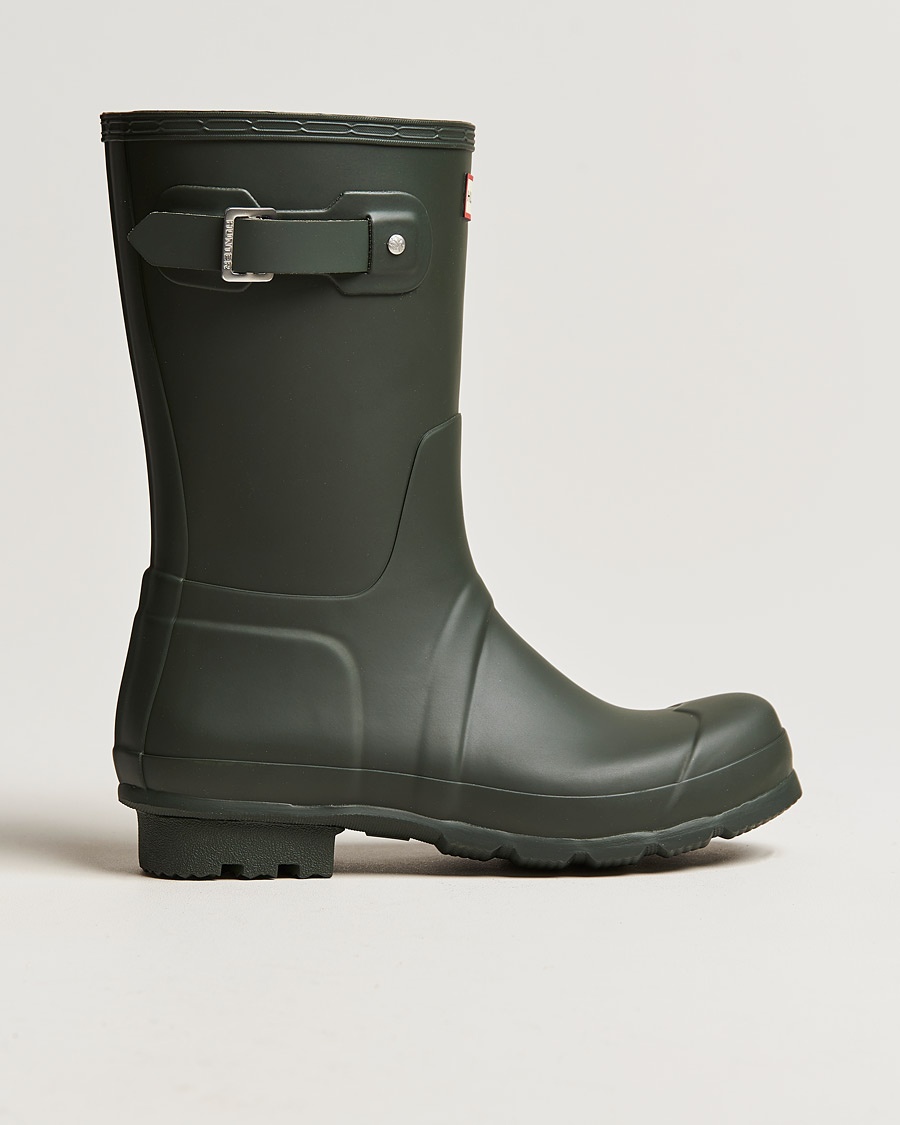 Hunter Boots Original Short Boot Dark Olive – Grön