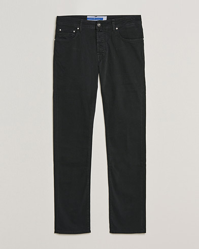 Herr | 5-ficksbyxor | Jacob Cohën | Bard 5-Pocket Cotton Trousers Black