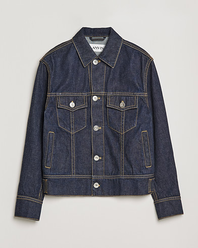 Herr | Jeansjackor | Lanvin | Denim Jacket Navy Blue