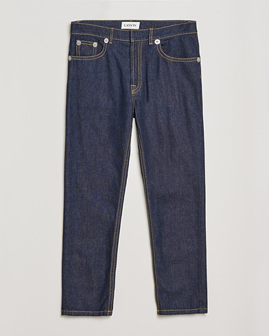 Herr | Straight leg | Lanvin | Tapered Jeans Navy Blue