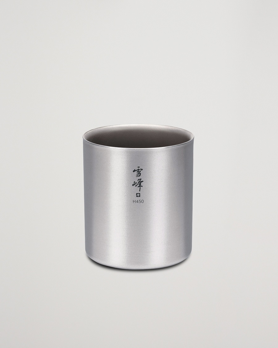 Snow Peak Double Wall Stacking Mug 450 Titanium