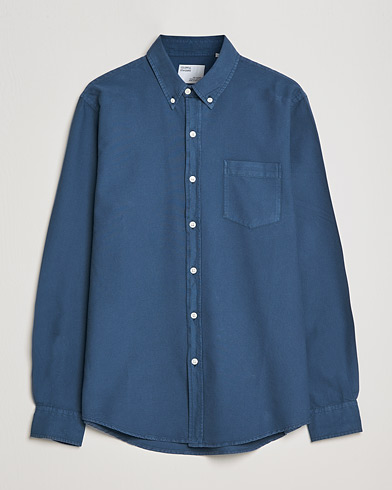 Herr |  | Colorful Standard | Classic Organic Oxford Button Down Shirt Petrol Blue